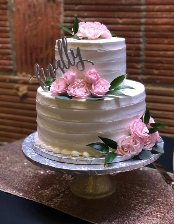 Fresh Floral Cake Decor